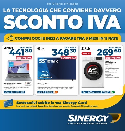 Volantino Sinergy