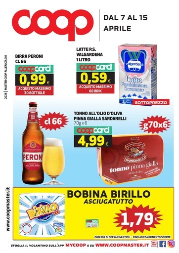 Coop - dal 7 al 15 aprile