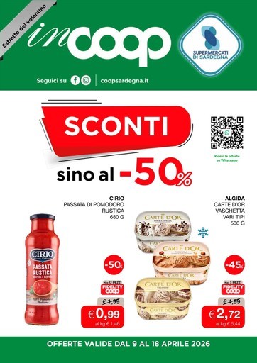 Coop - Sconti sino al 50%