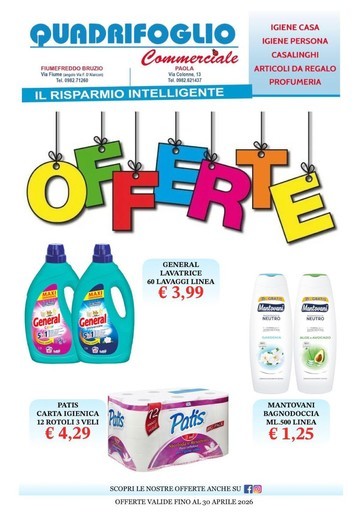 Quadrifoglio Commerciale - Offerte