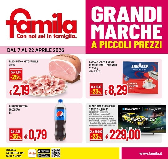Famila - GRANDI MARCHE A PICCOLI PREZZI