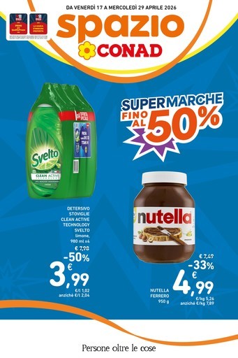 Spazio Conad - Offerte Spazio Conad: super marche fino al 50%