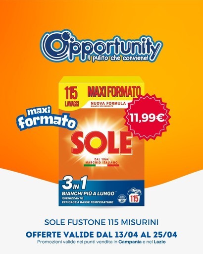 Volantino Opportunity Shop