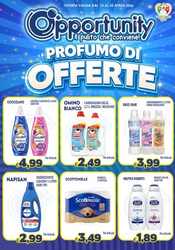 Volantino Opportunity Shop