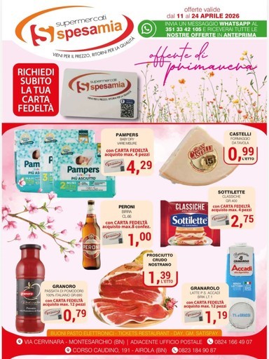 Supermercati Spesa Mia - Offerte di primavera