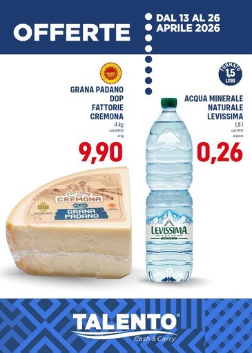 Volantino Talento Cash