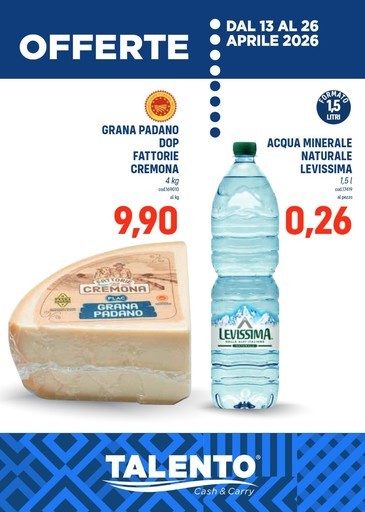 Volantino Talento Cash