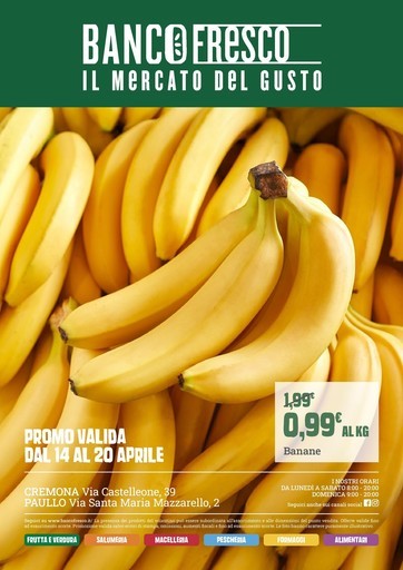 Volantino Banco Fresco