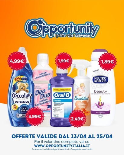 Volantino Opportunity Shop