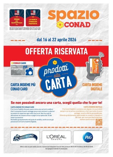 Spazio Conad - PRODOTTI ALLA CARTA