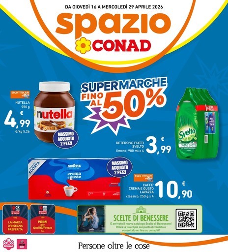 Spazio Conad - SUPERMARCHE FINO AL 50%