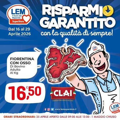 Volantino Lem SuperStore