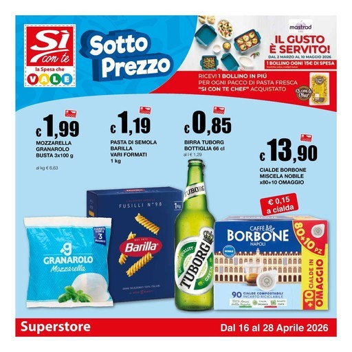 Volantino Si con te superstore