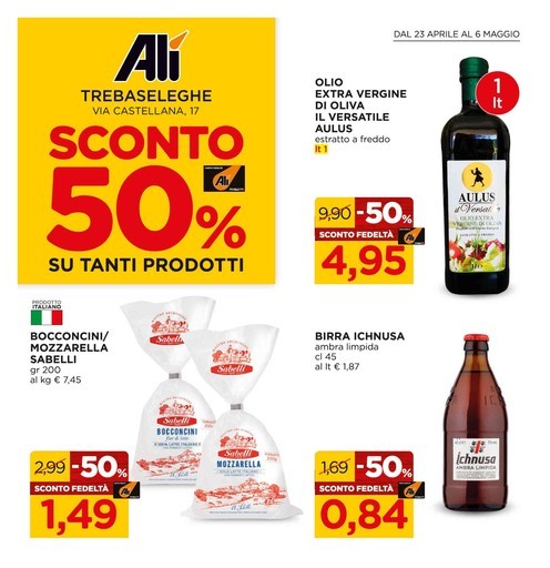 Alì Supermercati - Sconto 50%