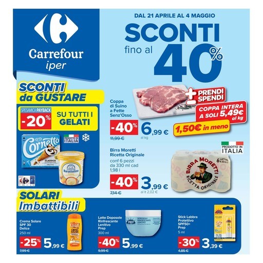 Volantino Carrefour Iper