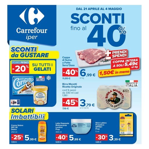 Volantino Carrefour Iper
