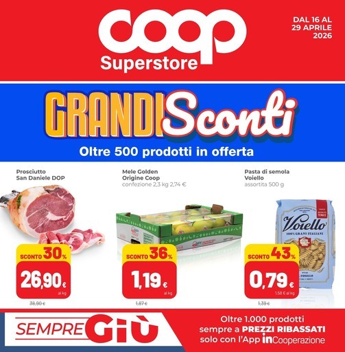 Volantino Coop Alleanza Superstore