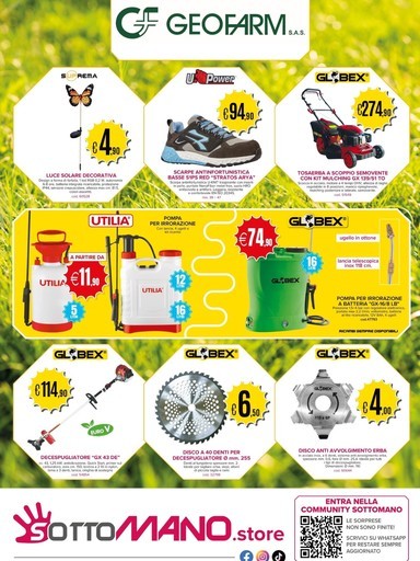 Geofarm - Offerte mano