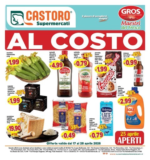 Volantino Il Castoro Supermercati