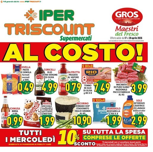 Volantino Ipertriscount