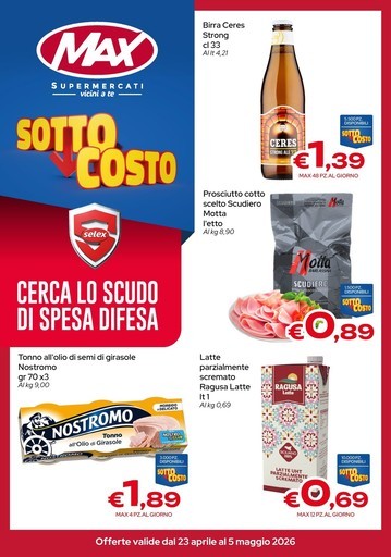 Volantino Max Supermercati