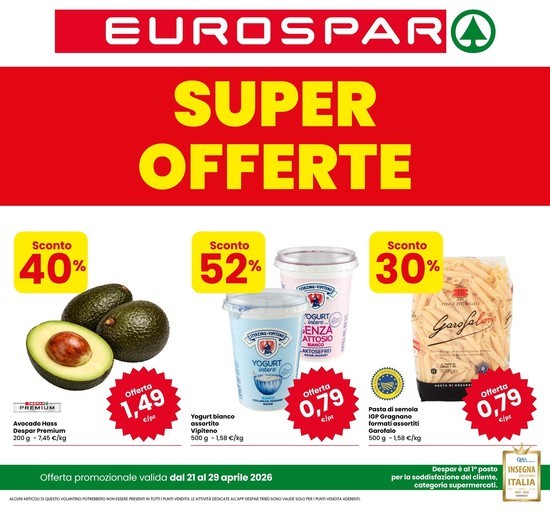 Eurospar - Super offerte