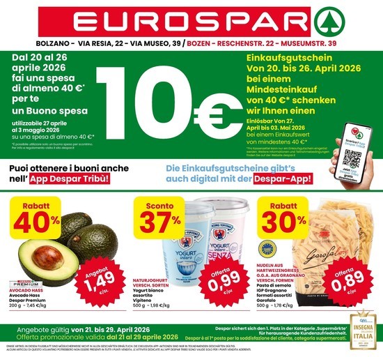 Volantino Eurospar