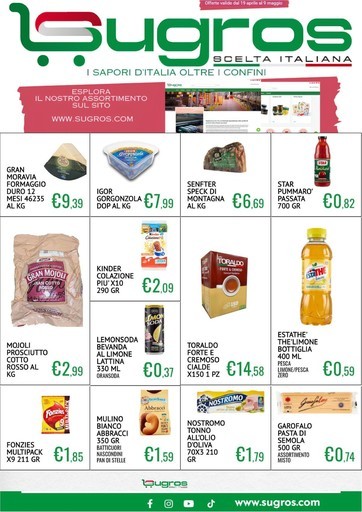 Sugros - I sapori d'italia oltre i confini