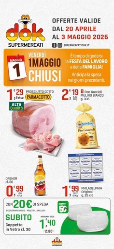 Dok - Offerte dal 20 al 3 maggio 2026
