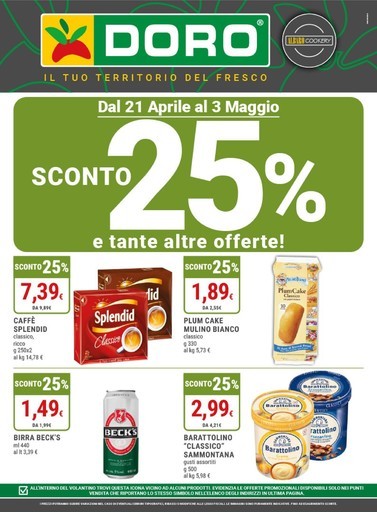 Doro Supermercati - Sconto 25% e tante altre offerte!