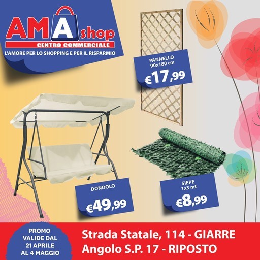 Amashop - Promo valide dal 21 aprile al 4 maggio