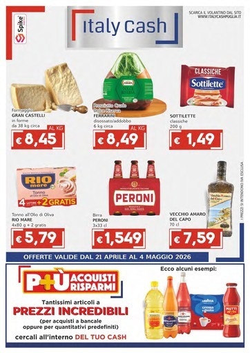 Volantino Italy Cash Puglia