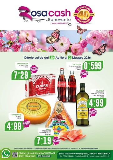 Volantino Rosa Cash