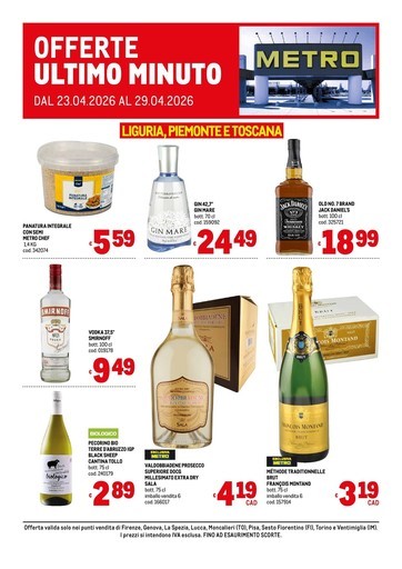 Metro - Offerte ultimo Minuto - AREA 2