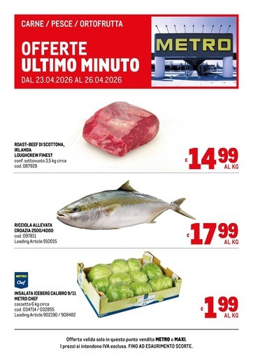 Metro - Offerte freschissimi