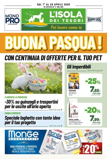 Volantino L'Isola dei Tesori