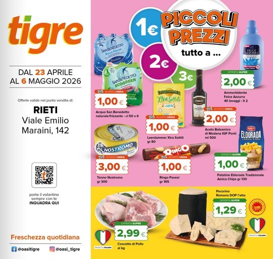 Volantino Tigre