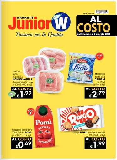 Junior W - Al costo