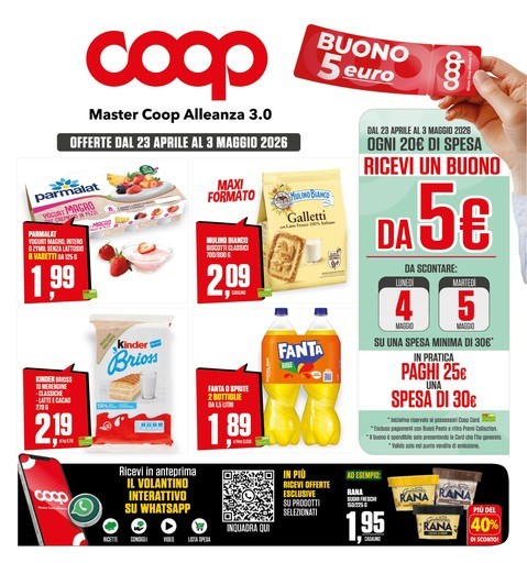 Coop Alleanza Superstore - OFFERTE DAL 23 APRILE AL 3 MAGGIO 2026