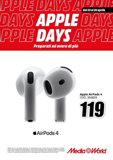 Volantino MediaWorld