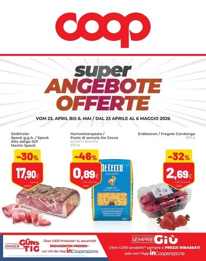Volantino Coop