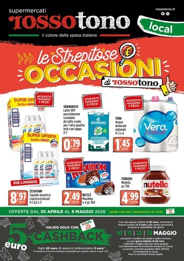 Volantino Supermercati Rossotono Local
