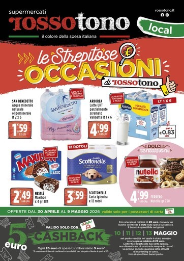 Volantino Supermercati Rossotono Local