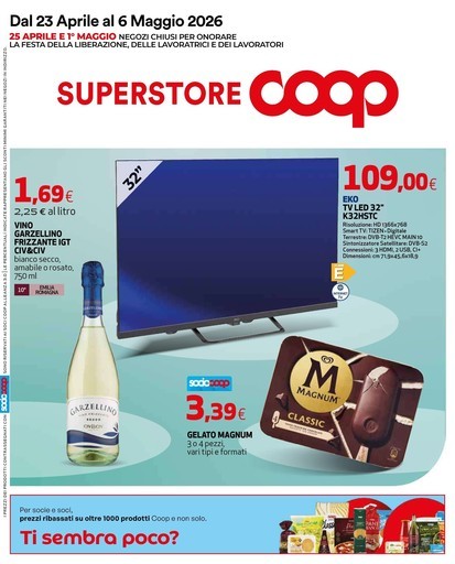 Volantino Coop Alleanza Superstore