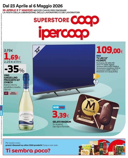 Volantino Coop Alleanza Superstore
