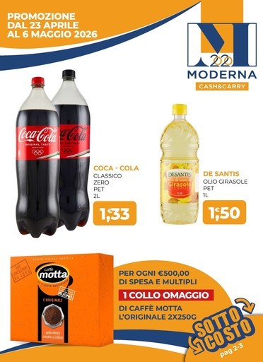 Moderna Cash - PROMOZIONE DAL 23 APRILE AL 6 MAGGIO 2026