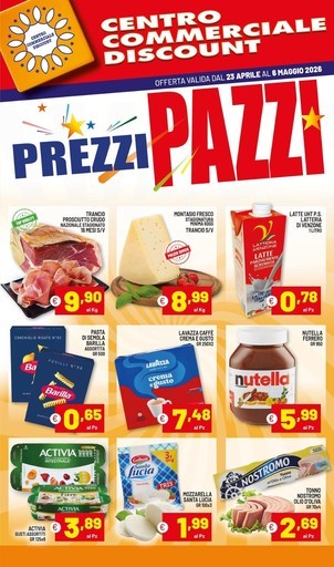 Volantino Centro Commerciale Discount