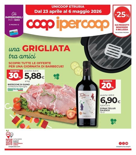 Ipercoop - Dal 23 aprile al 6 maggio 2026