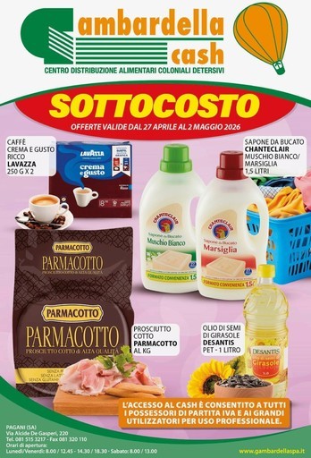 Gambardella Cash - Sottocosto