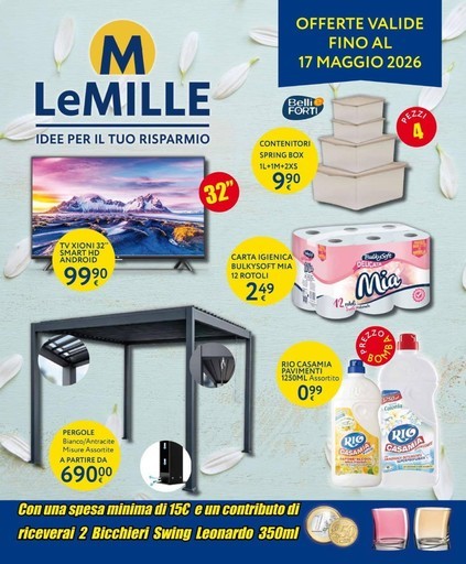 Le Mille - Offerte valide fino al 17 maggio 2026